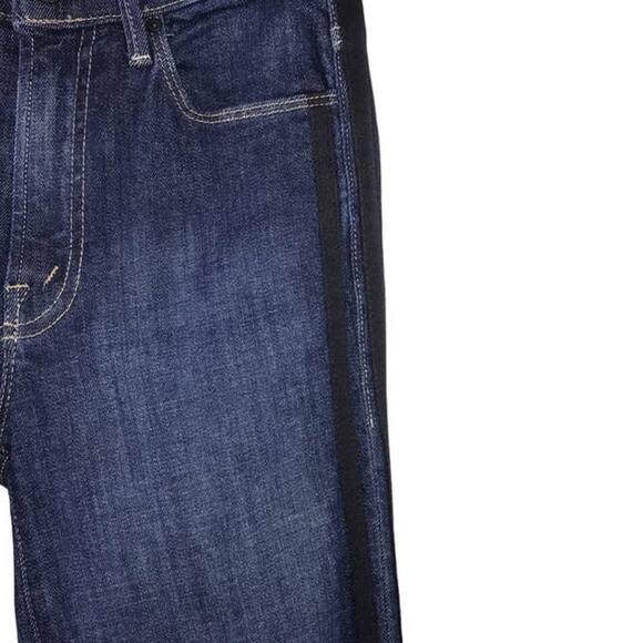 MOTHER Stunner Zip Ankle Step Fray Wash Sweeping Racer Skinny Jeans Size 24 - Picture 6 of 14